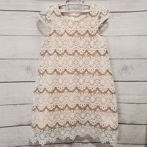 Camilla Rose Gold and Ivory Girls Dress Size 6X